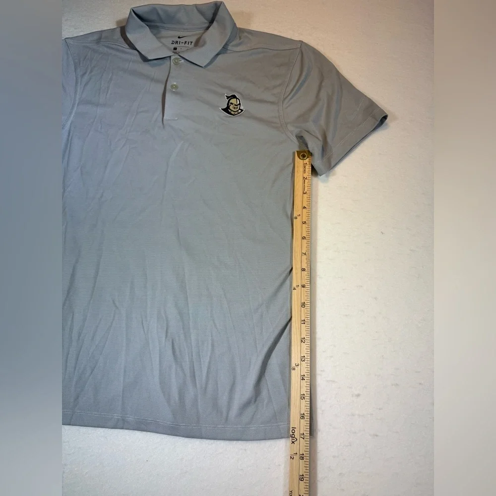 Nike Dri-FIT Polo Shirt Men's Small UCF Knights Golf Athletic Gray